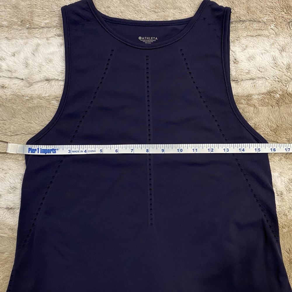 Athleta Foothill Seamless Tank Size XS Color Navy - Picture 7 of 10